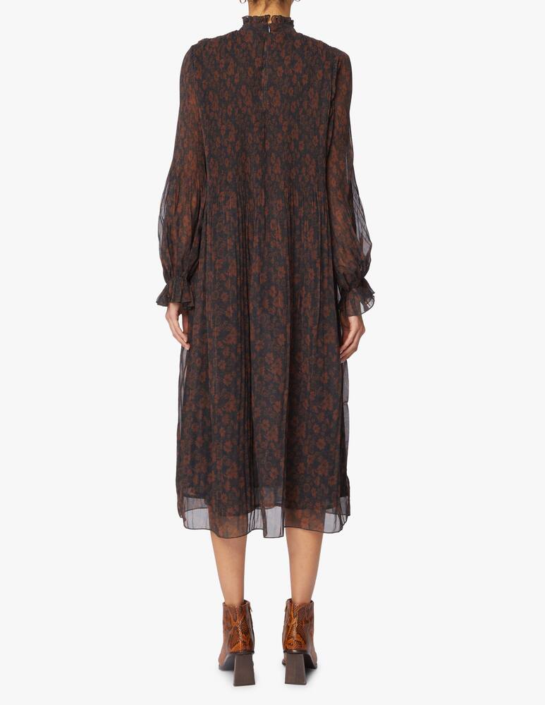 rinascente Ganni Long sleeved midi dress