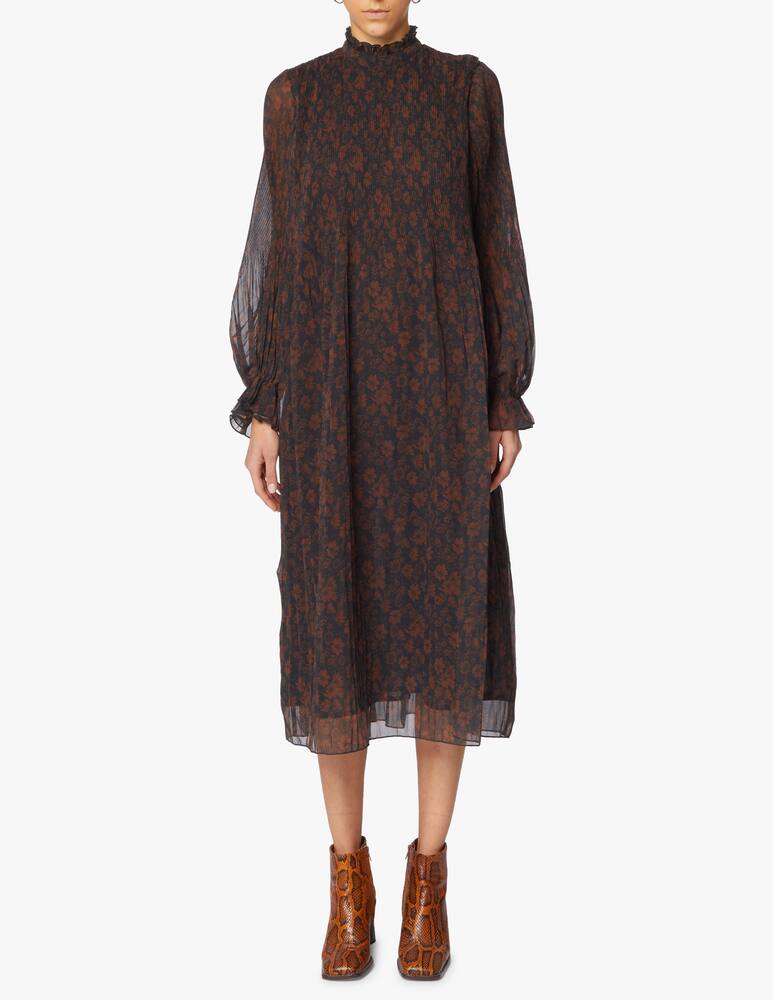 rinascente Ganni Long sleeved midi dress