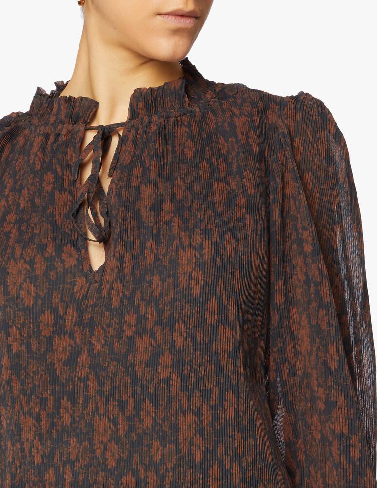 rinascente Ganni Round neck blouse