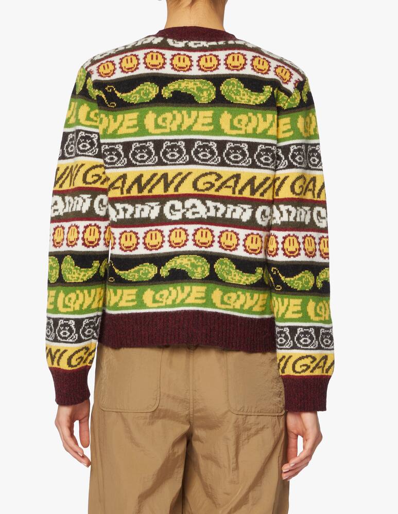 rinascente Ganni Wool blend cardigan