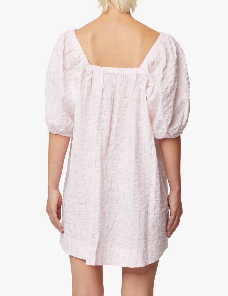 Ganni Capsule Dreambeat cotton mini dress - pink - picture 3 Ganni Capsule Dreambeat cotton mini dress - pink - picture 3
