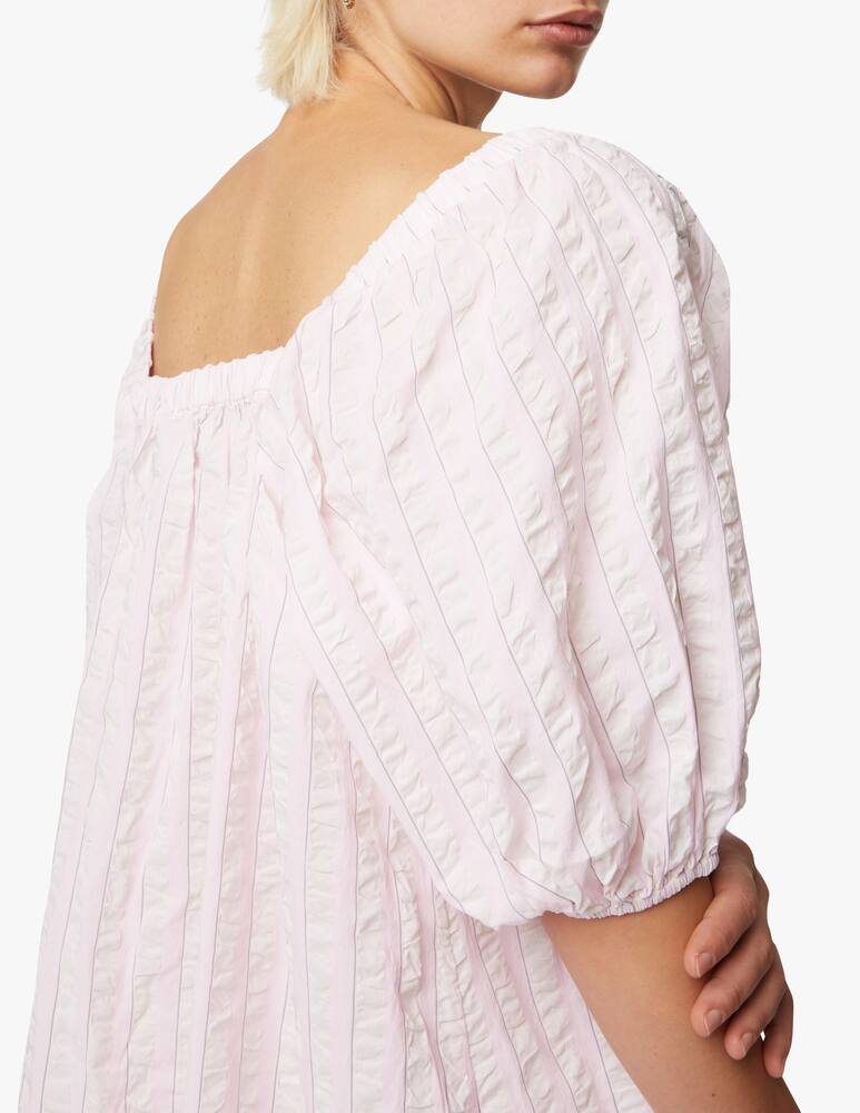 Ganni Capsule Dreambeat cotton mini dress - pink - picture 4 Ganni Capsule Dreambeat cotton mini dress - pink - picture 4