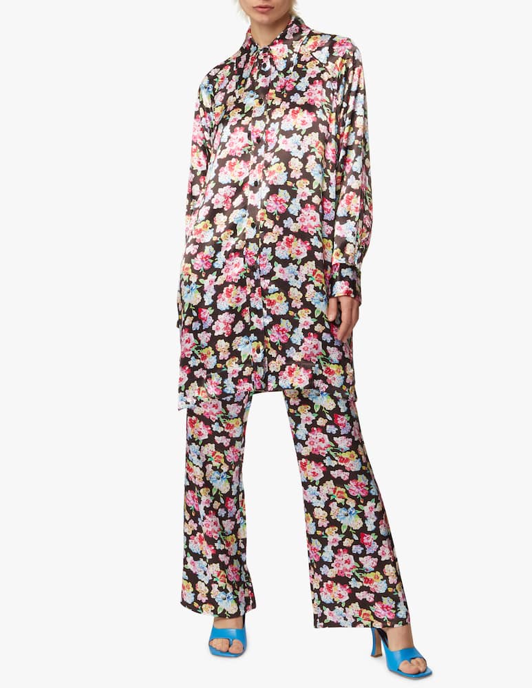 rinascente Ganni Vestito mini a camicia oversize Capsule Dreambeat - nero