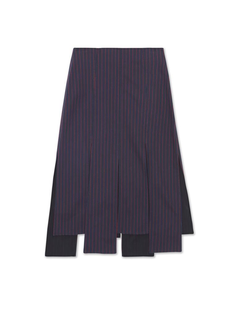 Ganni Maxi asymmetric skirt pannel - blue - picture 5 Ganni Maxi asymmetric skirt pannel - blue - picture 5