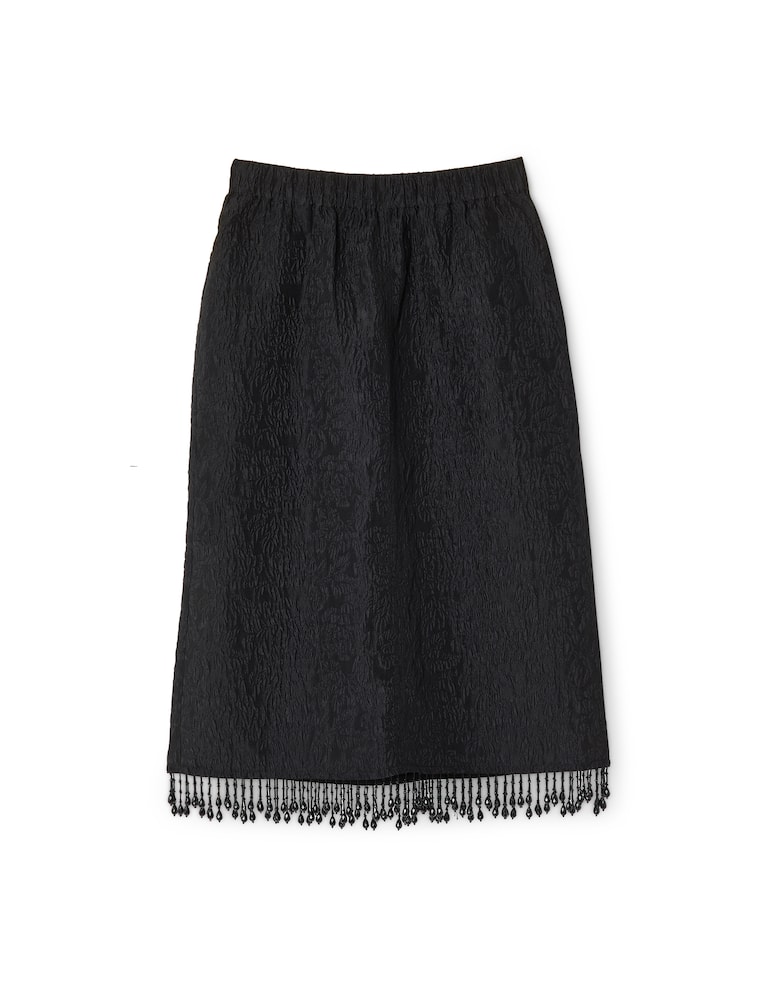 rinascente Ganni Gonna midi con perline - nero