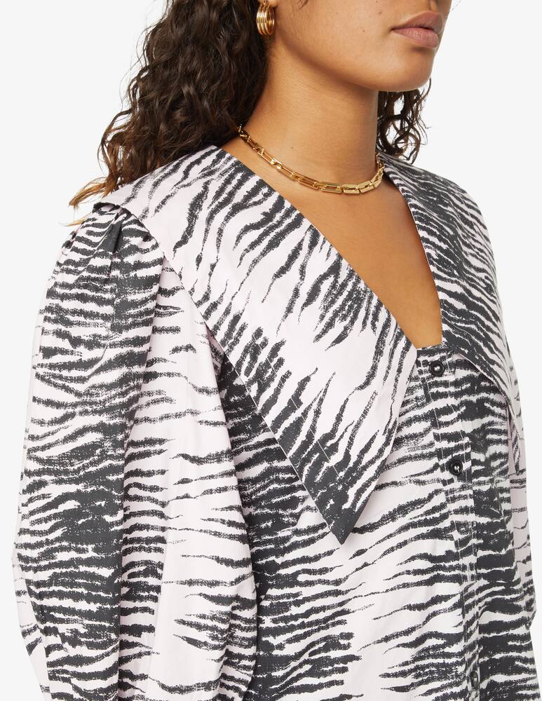 rinascente Ganni Camicia con stampa animalier - viola