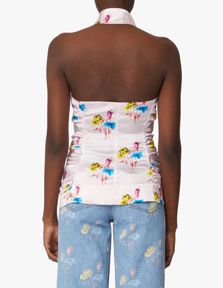 rinascente Ganni Sleeveless top - pink