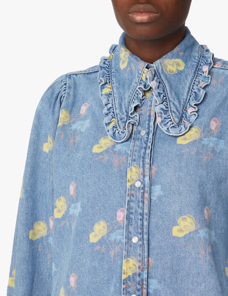 rinascente Ganni Camicia di jeans - Azzurro