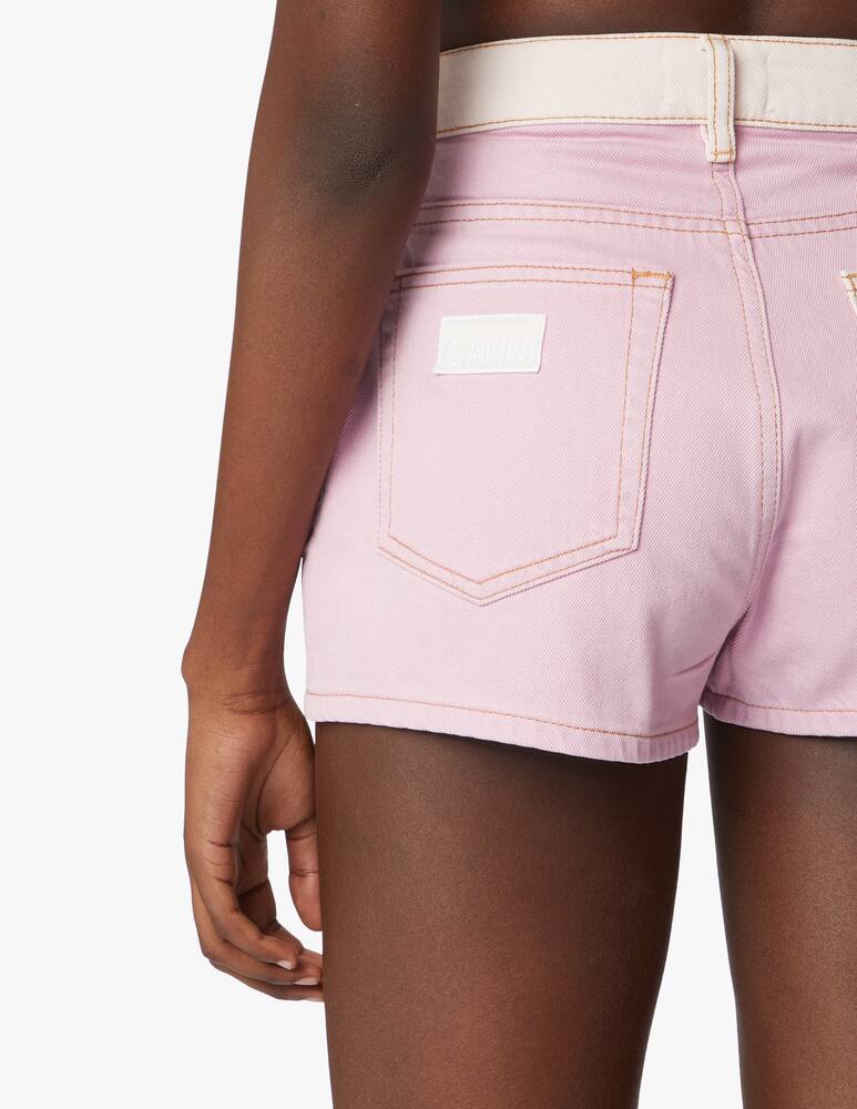 rinascente Ganni Denim shorts - pink