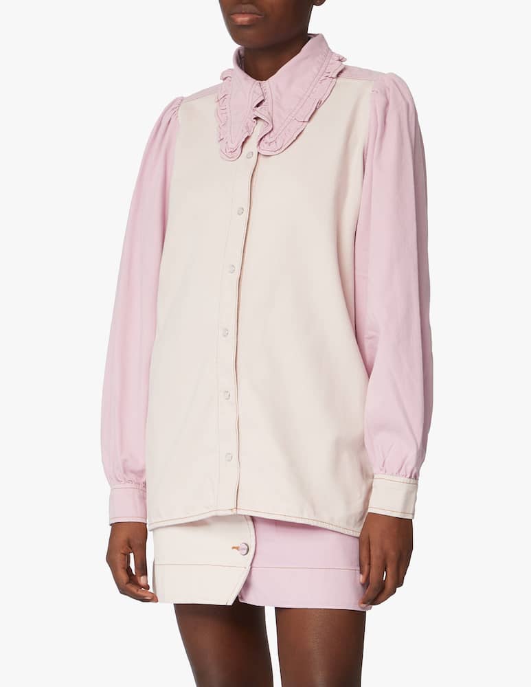 rinascente Ganni Cotton shirt - pink