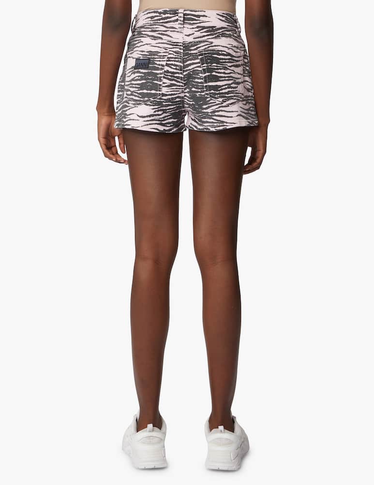 rinascente Ganni Pantaloni corti di jeans - nero