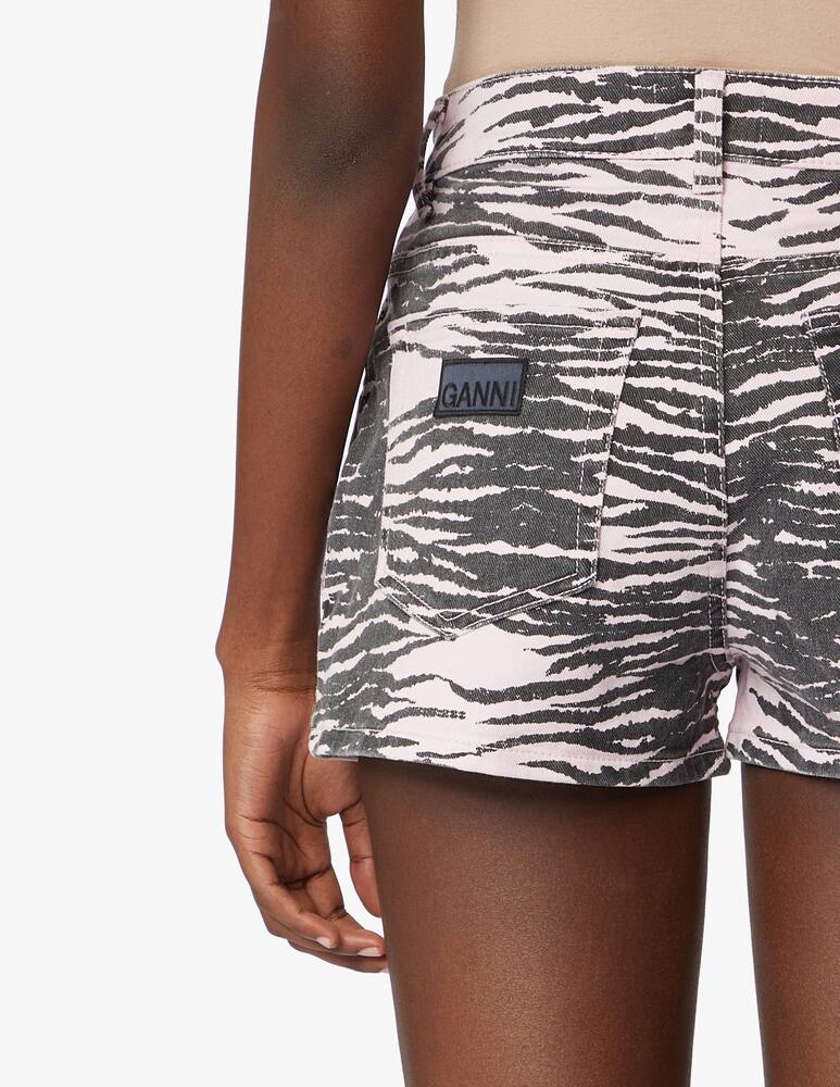 rinascente Ganni Pantaloni corti di jeans - nero