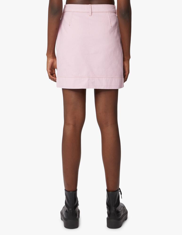 rinascente Ganni Denim mini skirt - pink