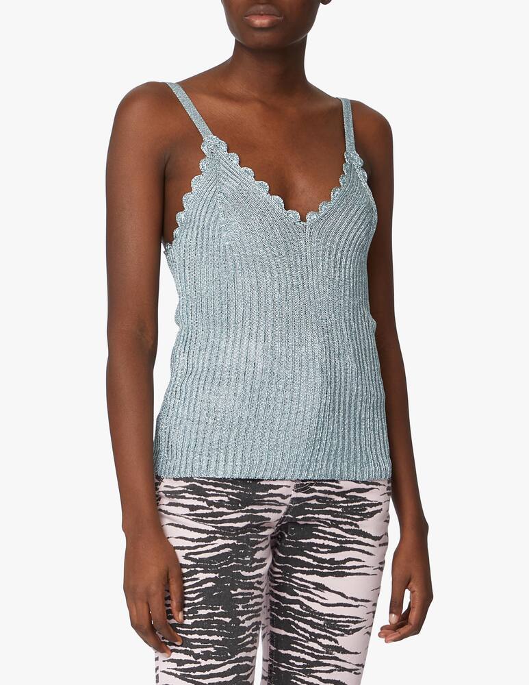 rinascente Ganni Sleeveless top - light blue
