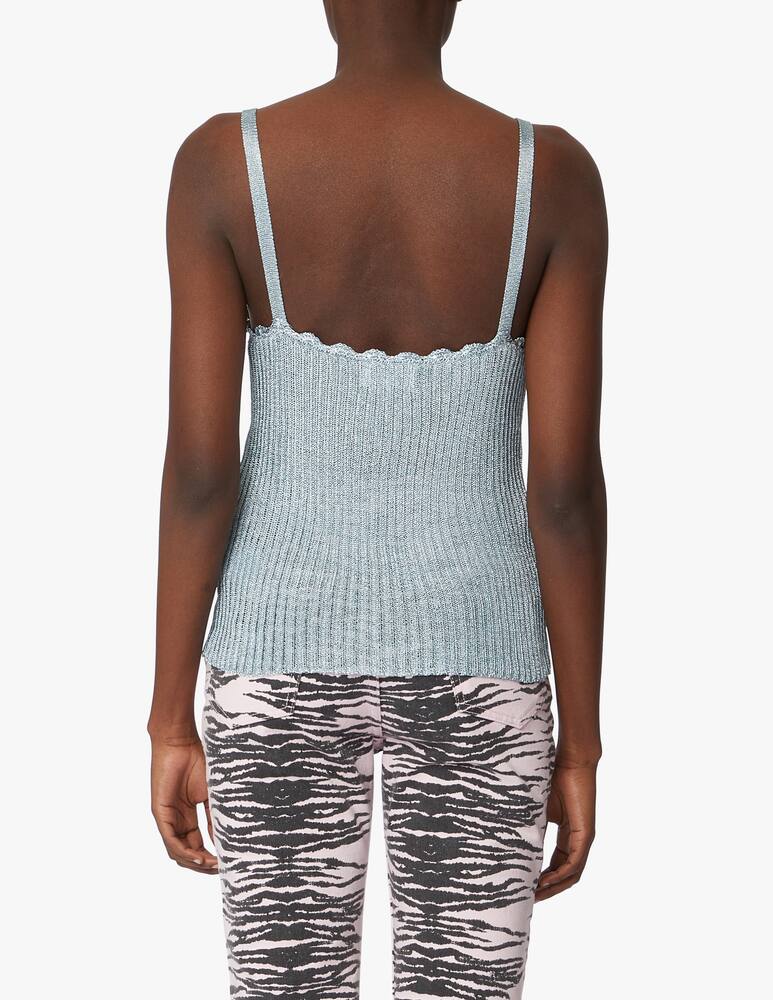 rinascente Ganni Sleeveless top - light blue