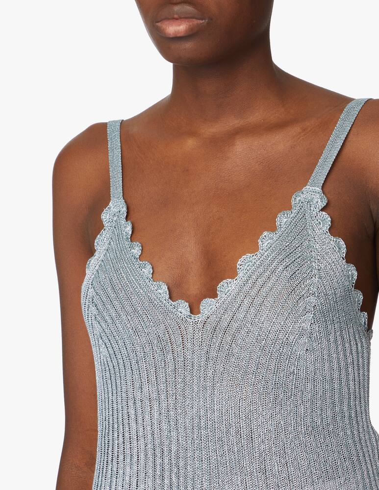 rinascente Ganni Sleeveless top - light blue