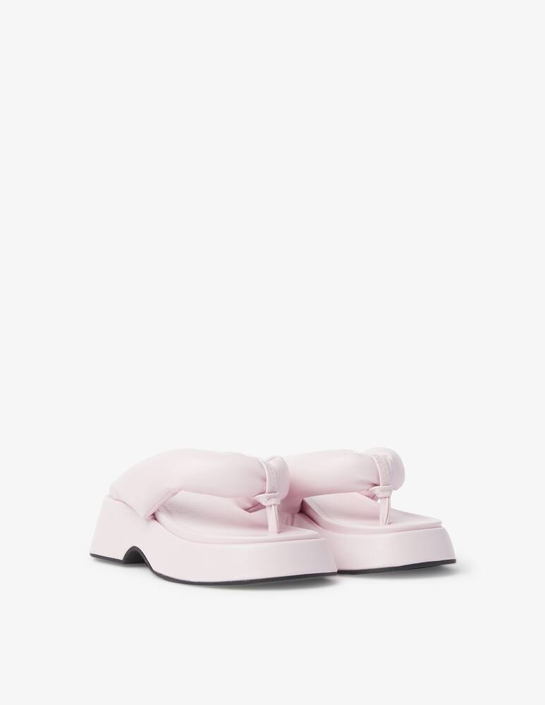 rinascente Ganni Sandali bassi infradito imbottiti - viola