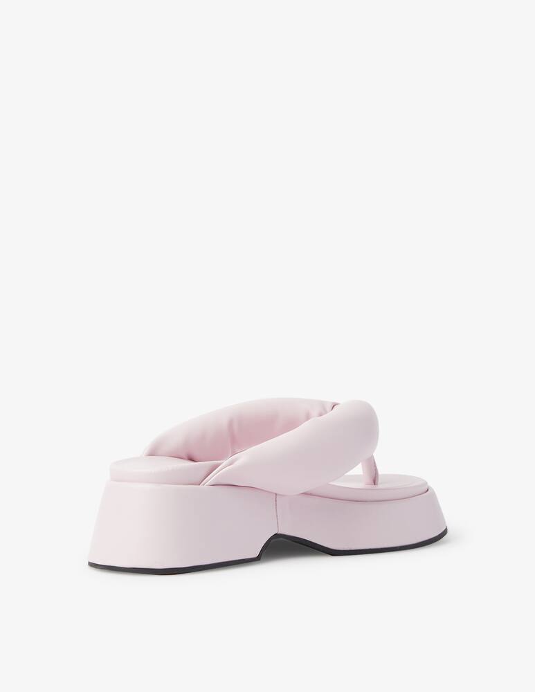 rinascente Ganni Sandali bassi infradito imbottiti - viola