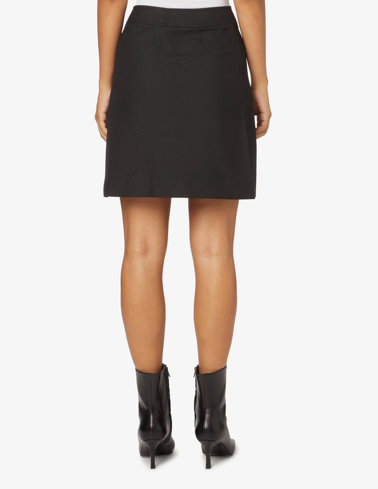 rinascente Ganni Minigonna con bottoni - Nero