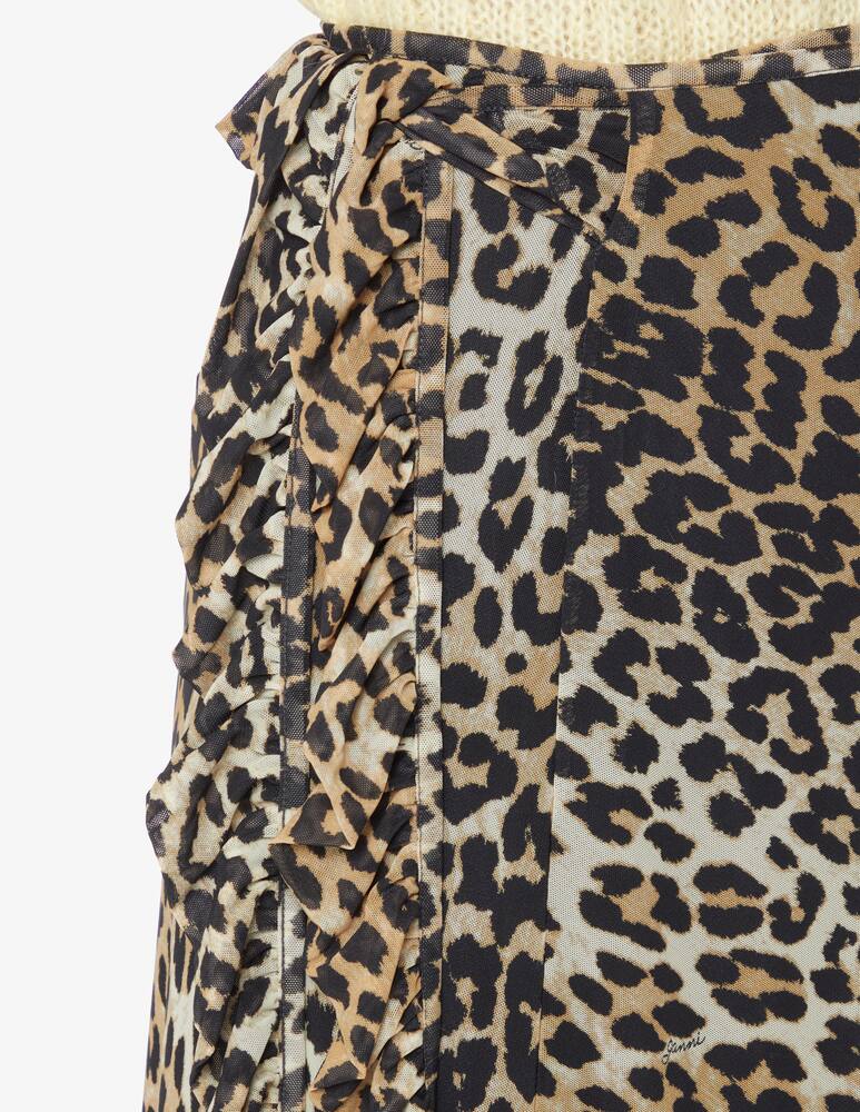 rinascente Ganni Wrap midi skirt - Black