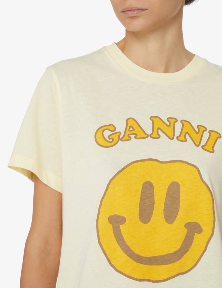 rinascente Ganni T-shirt Smile Ganni Hotel - Giallo