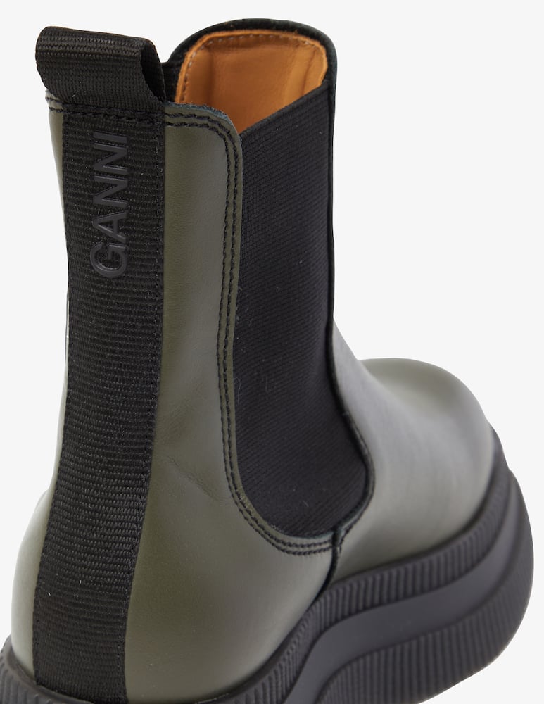 rinascente Ganni Stivali chelsea Creeper  - Nero