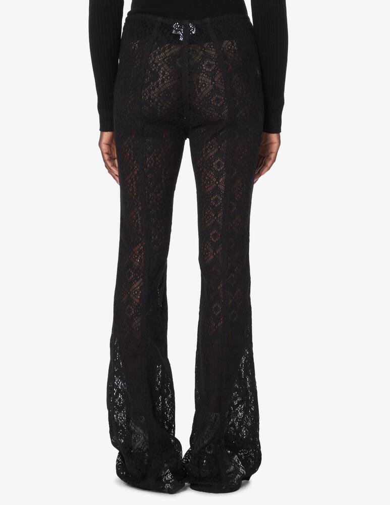 rinascente Ganni Legging with lace - Black