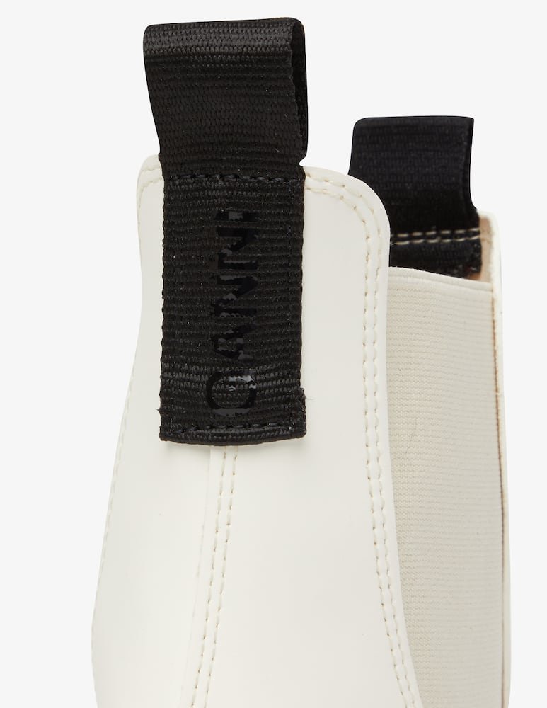 rinascente Ganni Recycled rubber city boots - White