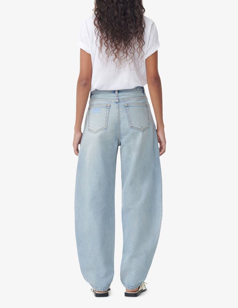 rinascente Ganni Rigid denim stary jeans