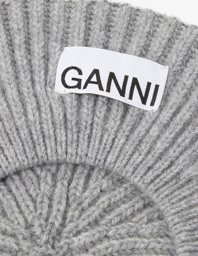 rinascente Ganni Beret hat - Grey