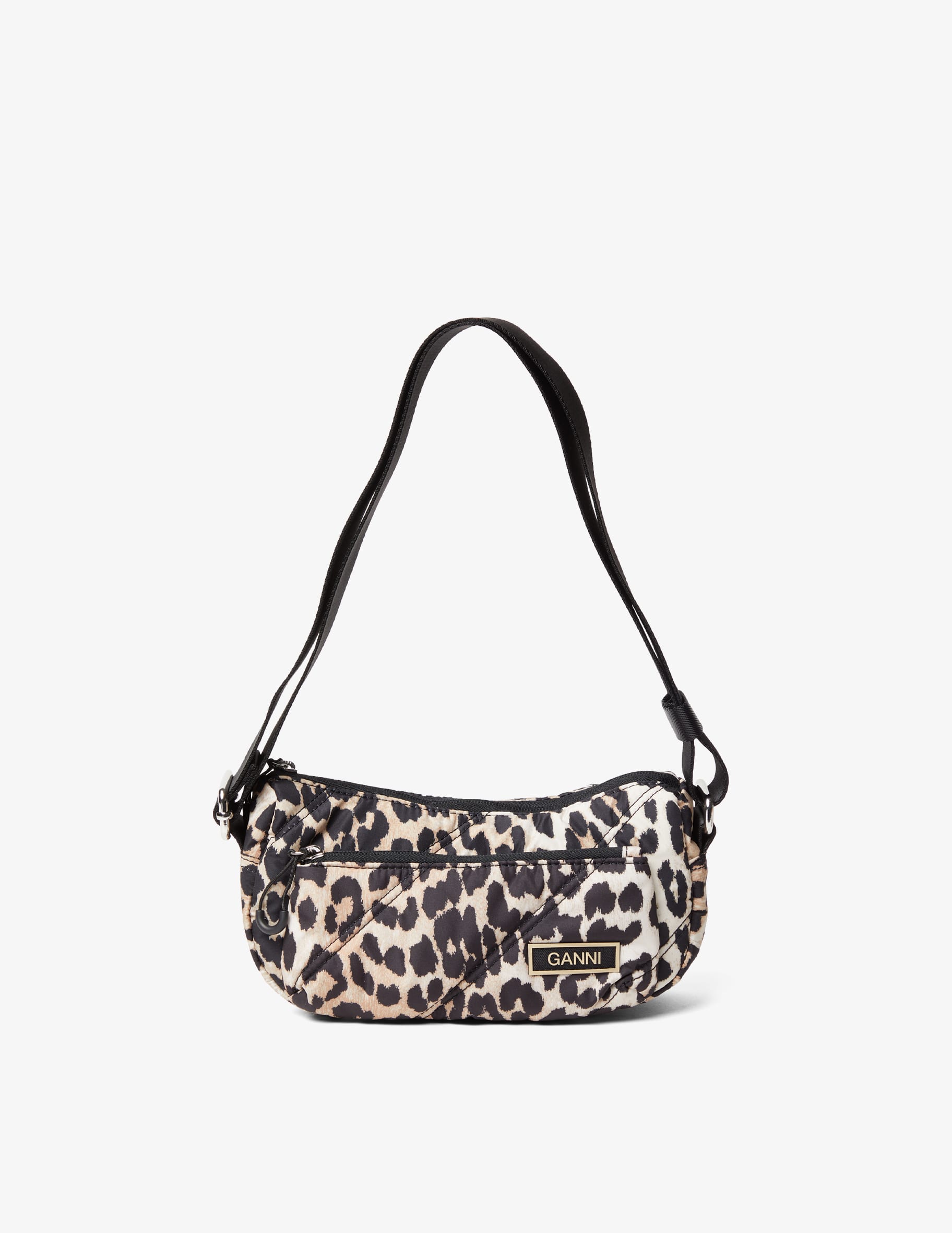 GANNI: Borsa In Pelle Riciclata - Bianco | Borsa A Mano Ganni A4476 - Foto 2