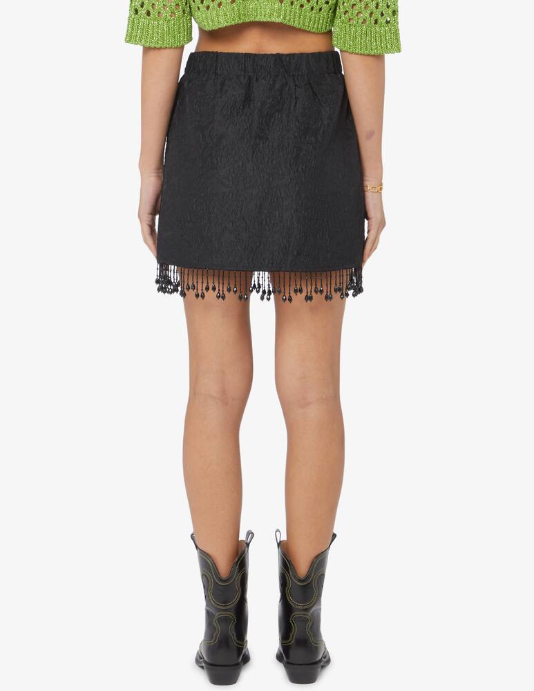 rinascente Ganni Organza mini skirt