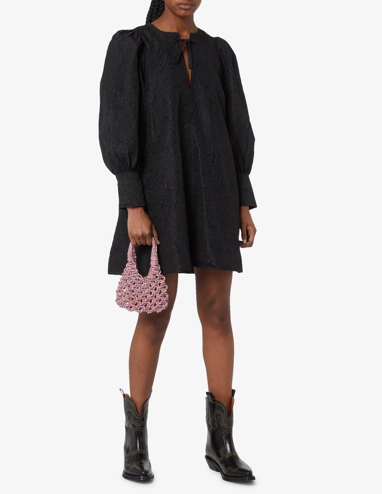 rinascente Ganni A-shaped mini dress