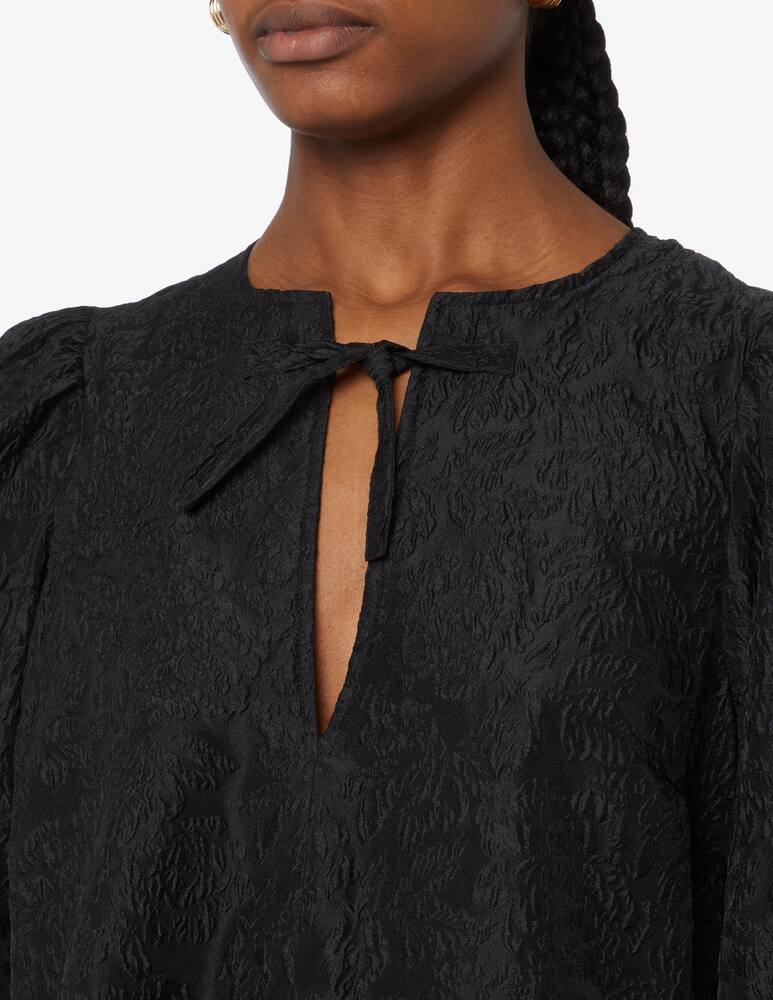 rinascente Ganni A-shaped mini dress