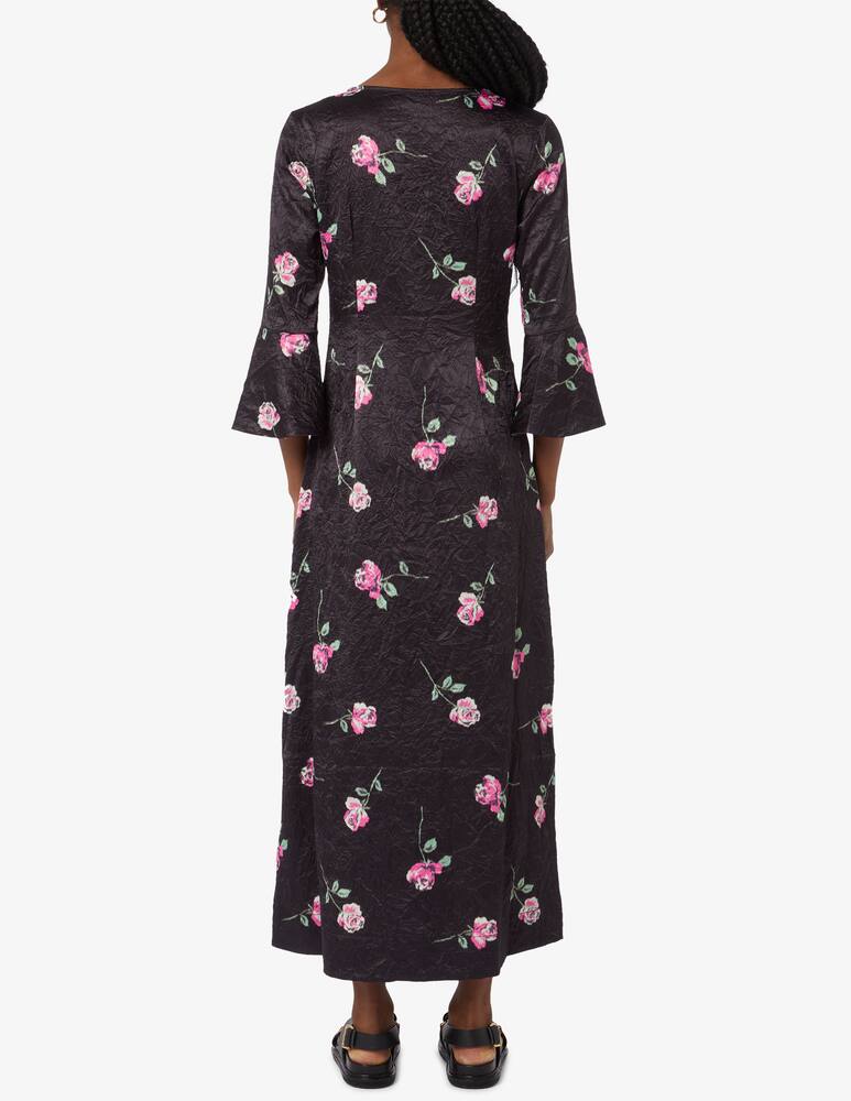 rinascente Ganni Abito lungo con scollo a U