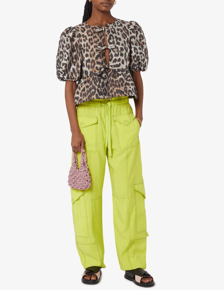 rinascente Ganni Peplum blouse