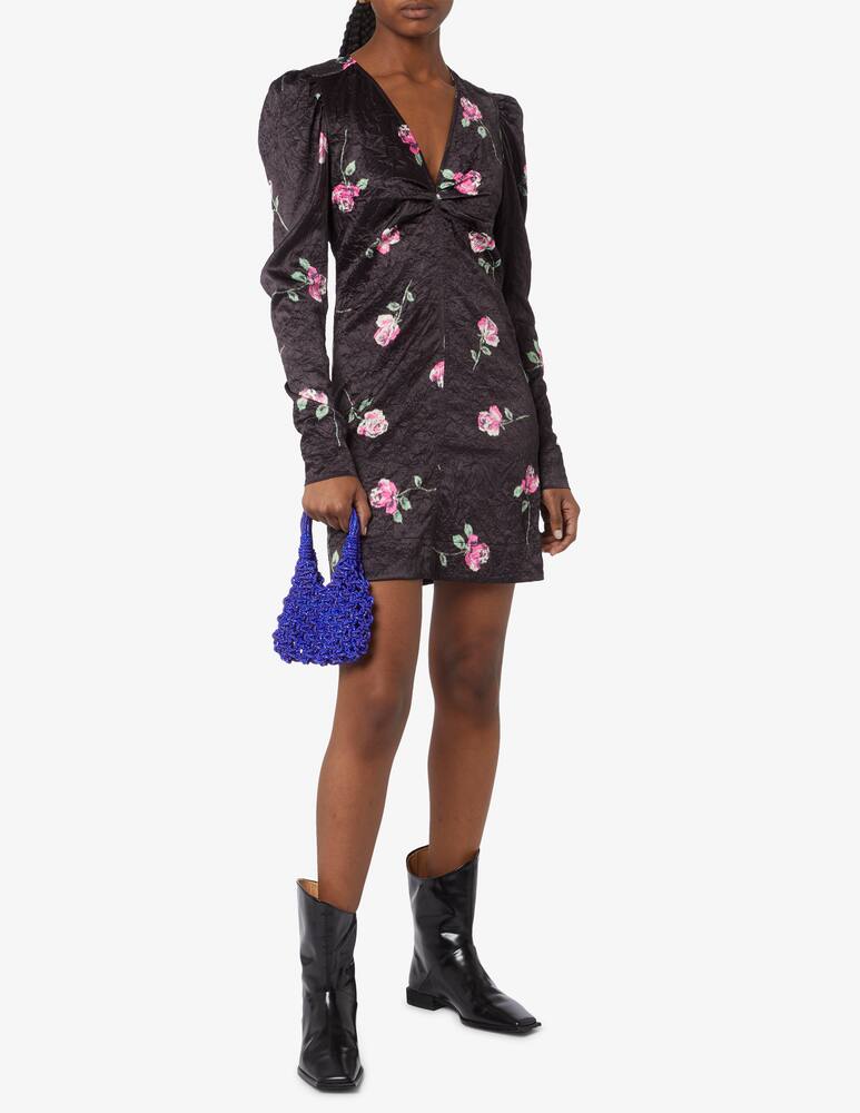 rinascente Ganni V-neck mini dress