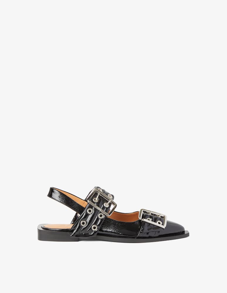 Ganni Ballerina Feminine Buckle - immagine 1 Ganni Ballerina Feminine Buckle - immagine 1