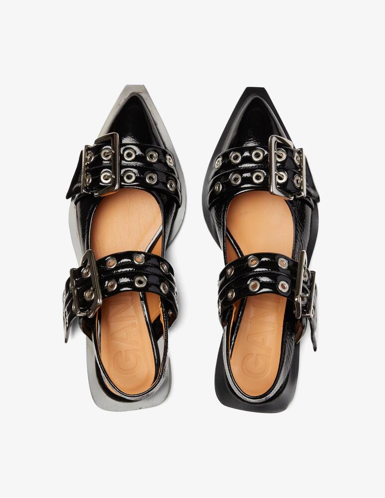 rinascente Ganni Ballerina Feminine Buckle