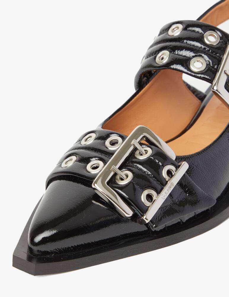 rinascente Ganni Ballerina Feminine Buckle