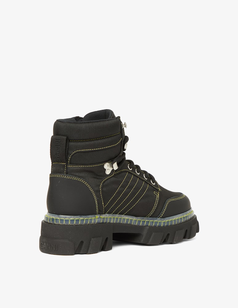 Ganni Cleated lace up hiking boots - picture 3 Ganni Cleated lace up hiking boots - picture 3