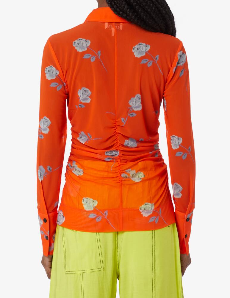 rinascente Ganni Camicia con arriccio