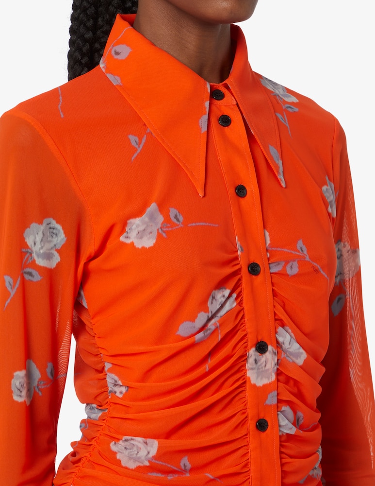 rinascente Ganni Camicia con arriccio