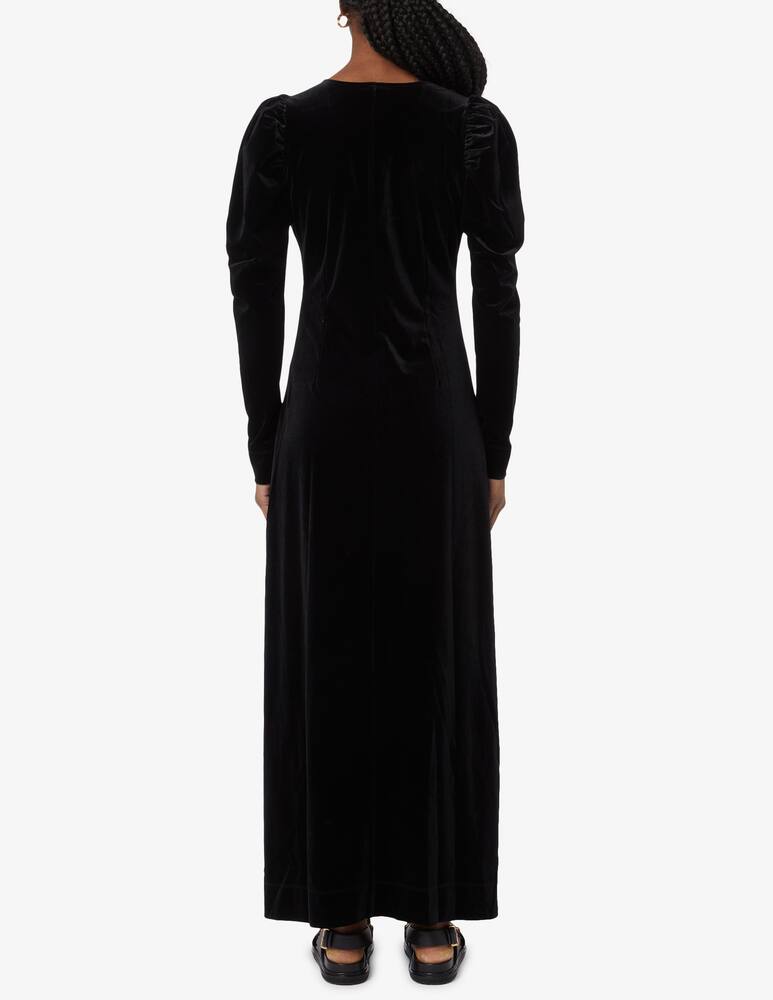 rinascente Ganni Abito max in velluto