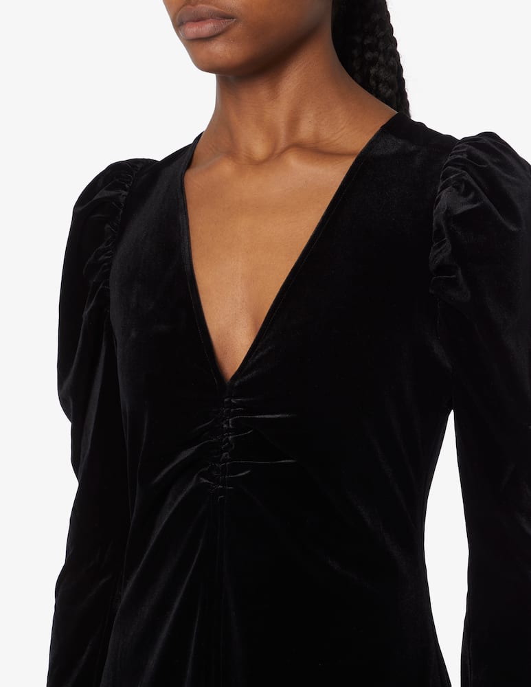 rinascente Ganni Abito max in velluto