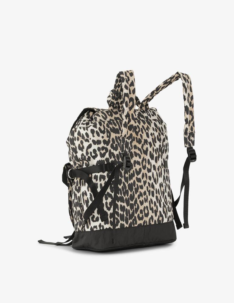 rinascente Ganni Recycled tech backpack print
