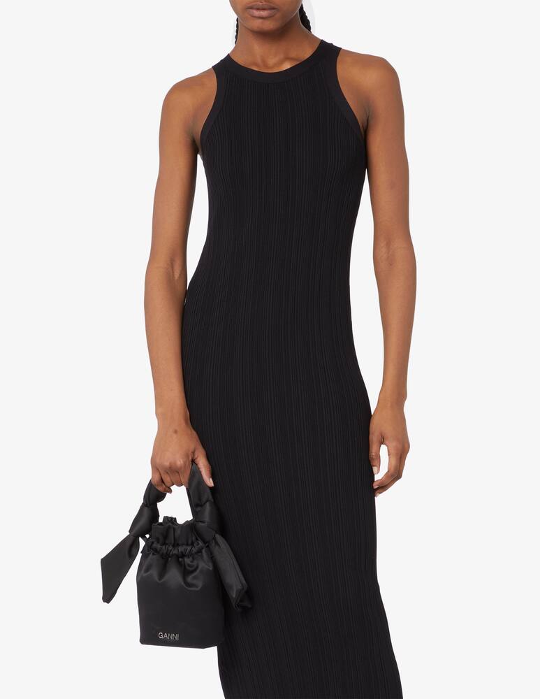 rinascente Ganni Occasion top handle bucket bag