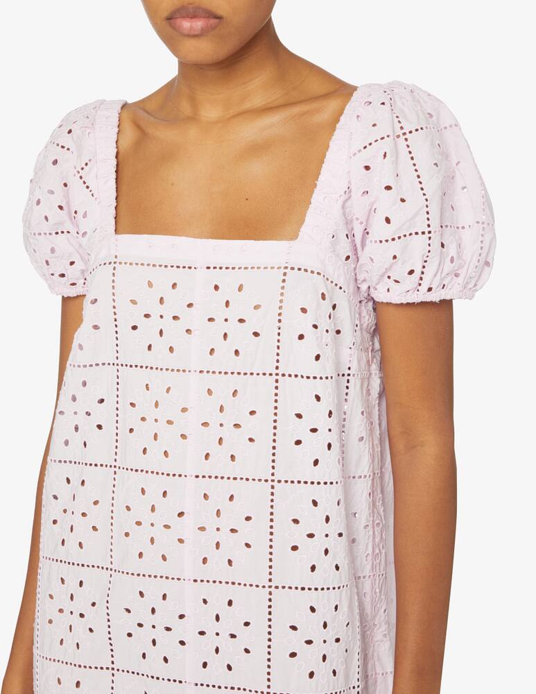 rinascente Ganni Maxi sangallo dress