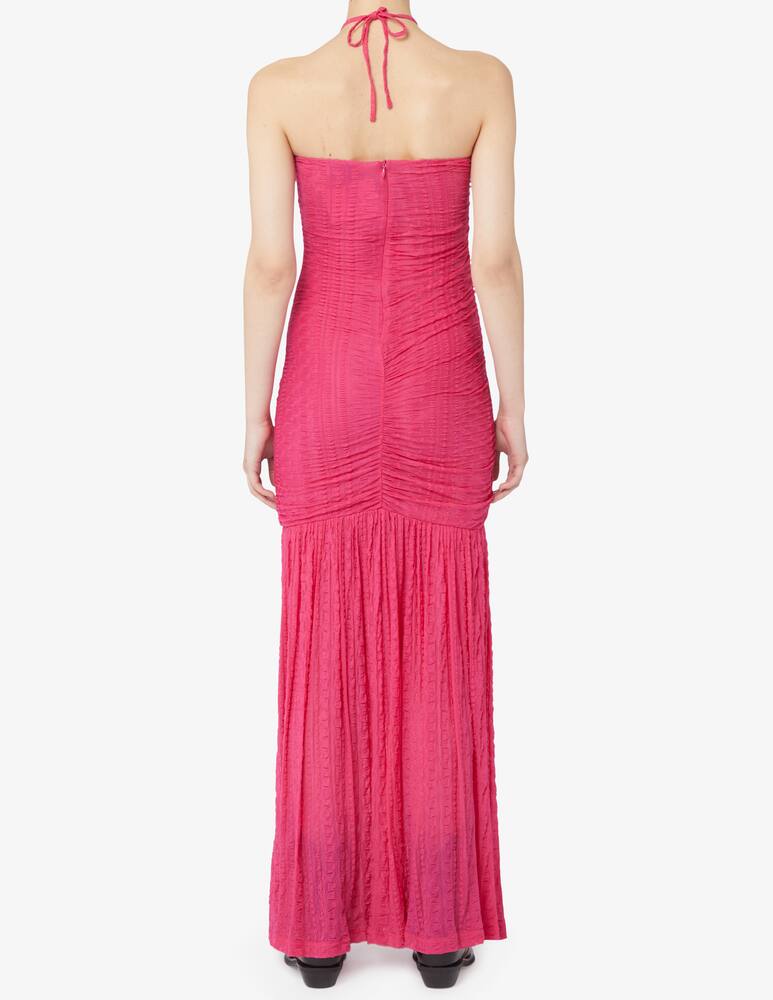 rinascente Ganni Halter neck dress