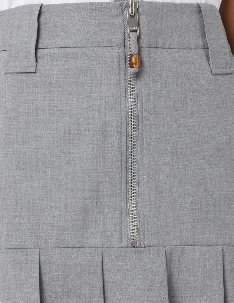 rinascente Ganni Minigonna drappeggiata melange